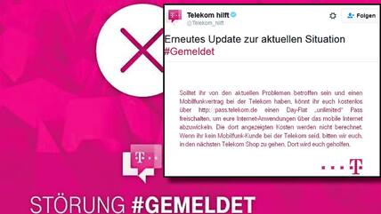 Die Deutsche Telekom bietet ihren Kunden nach einer massiven Störung einen Tag lang Surfen mit unbegrenztem Datenvolumen.