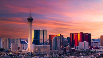 Legendär: Blick auf die Skyline von Las Vegas.