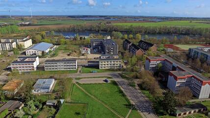 Blick über den Schulcampus in Grevesmühlen.