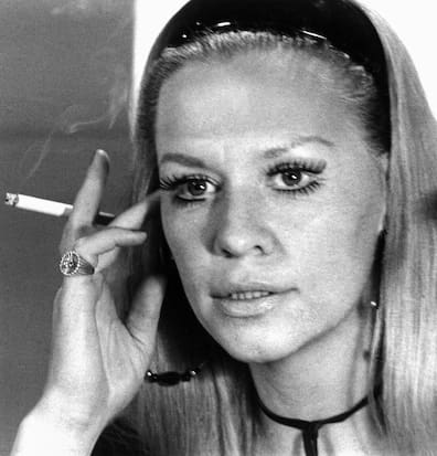 Ingrid van Bergen war für ihre rauchige Stimme bekannt. 